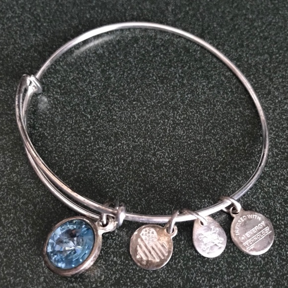 Alex and Ani Silver Expandable Wire Bracelet - Picture 9 of 16